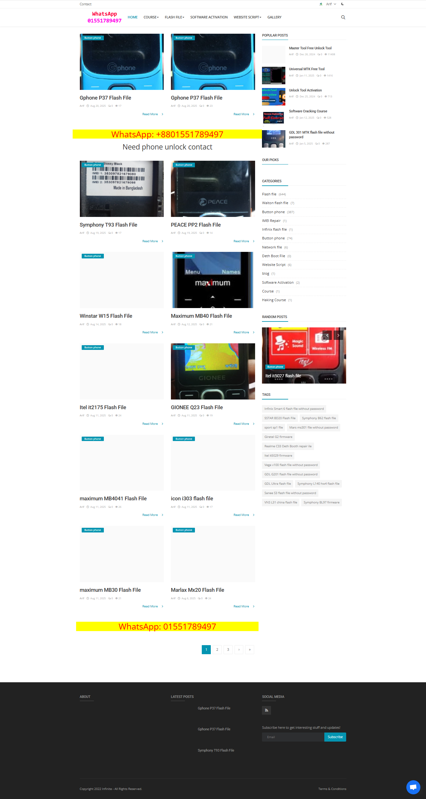 Laraval blogger Website Script